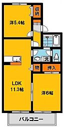 セジュール松本A 1階/102号室