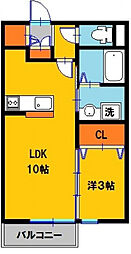 メイフェア 1SKの間取図画像