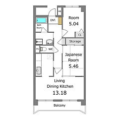 物件の間取り