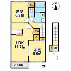 物件の間取り