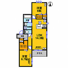 物件の間取り