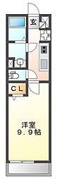 リブリ・尼崎メゾン 1Kの間取図画像