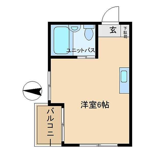 ビバハイツ武庫之荘 102｜兵庫県尼崎市武庫之荘１丁目(賃貸マンション1R・1階・18.07㎡)の写真 その2