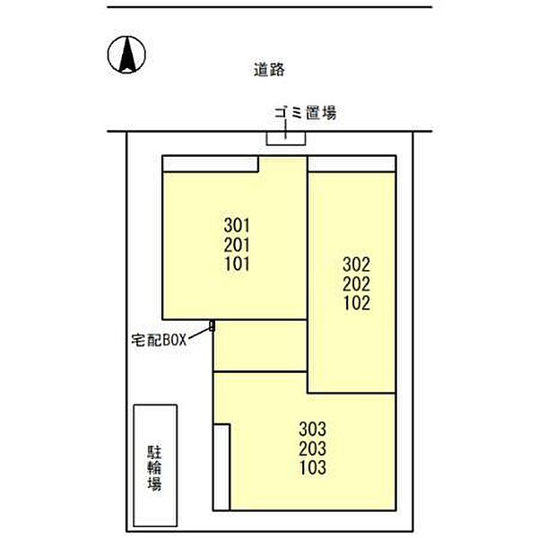 プルミエ　ラムール 302｜兵庫県尼崎市武庫之荘本町３丁目(賃貸アパート1LDK・3階・43.37㎡)の写真 その2