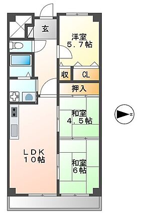 ローヤルシャトー立花_間取り_0