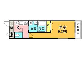 フジパレス阪急塚口駅東ＥＡＳＴ 201 ｜ 兵庫県尼崎市南塚口町３丁目8-19（賃貸アパート1K・2階・31.03㎡） その2