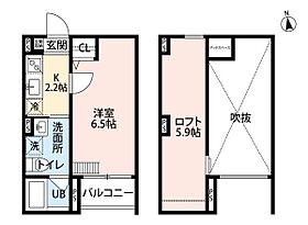 La Fiore Ama 203 ｜ 兵庫県尼崎市長洲東通３丁目（賃貸アパート1K・2階・21.58㎡） その2