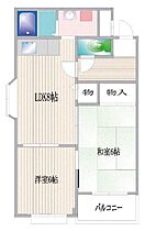 スペリティ岡山5番館 401 ｜ 兵庫県尼崎市常光寺１丁目（賃貸マンション2LDK・4階・49.00㎡） その2