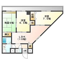 ハミングマンション 501 ｜ 兵庫県尼崎市立花町１丁目（賃貸マンション3LDK・5階・60.00㎡） その2