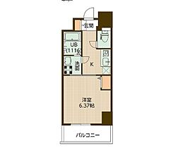 アリビオ立花III 202 ｜ 兵庫県尼崎市七松町１丁目（賃貸マンション1K・2階・24.73㎡） その2