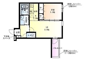 フジパレス阪神尼崎 302 ｜ 兵庫県尼崎市北大物町16-17（賃貸アパート1LDK・3階・38.05㎡） その2