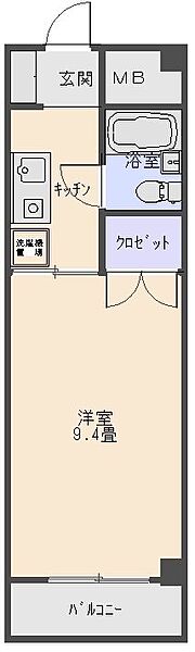 101セントラルビル ｜神奈川県相模原市南区相模大野８丁目(賃貸マンション1K・3階・25.60㎡)の写真 その2