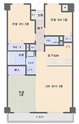 ダイアパレス淵野辺本町 3LDKの間取図画像