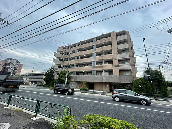 道幅が広い場所...
