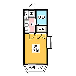 間取図画像 1K
