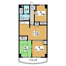 間取図画像 3LDK