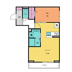 間取図画像 1LDK