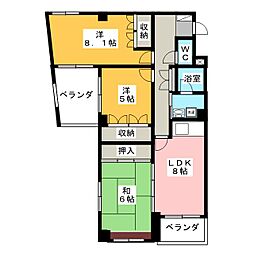 間取図画像 3LDK