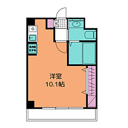 フラットB ワンルームの間取図画像