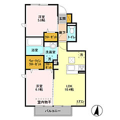 物件の間取り