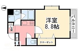 フェリス 402 ｜ 愛媛県松山市松前町2丁目（賃貸マンション1K・4階・29.13㎡） その2