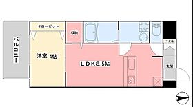 GRANDE ARCHE EDAMATSU 803 ｜ 愛媛県松山市枝松4丁目（賃貸マンション1LDK・8階・35.94㎡） その2