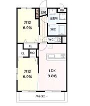 prime court 301 ｜ 愛媛県伊予郡松前町大字西高柳（賃貸マンション2LDK・3階・51.30㎡） その2