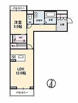 Kanon岩崎 306 ｜ 愛媛県松山市岩崎町1丁目（賃貸マンション1LDK・3階・56.28㎡） その2