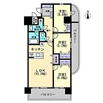 ブライムタワー古川 401 ｜ 愛媛県松山市古川西2丁目（賃貸マンション3LDK・4階・75.54㎡） その2