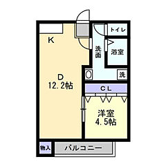 物件の間取り