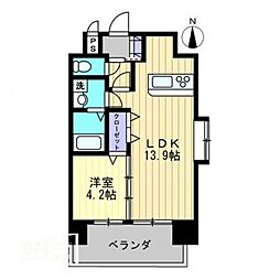 SouthernStella 1LDKの間取図画像