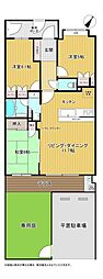 パインズマンション成田 3LDKの間取図画像
