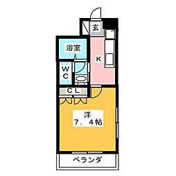 間取図画像 1K