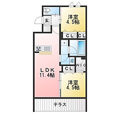 物件の間取り
