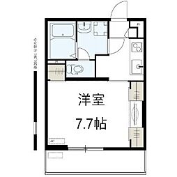 リブリ・FEEL-M.湘南5 1Kの間取図画像