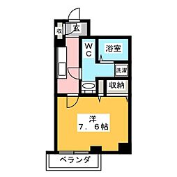 COMFLATS湘南 1Kの間取図画像