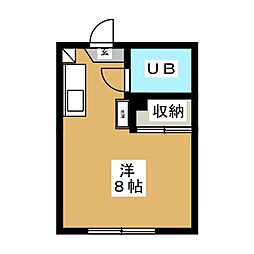 グレート湘南 ワンルームの間取図画像