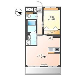 間取図画像 1LDK