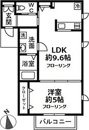 間取図画像 1LDK