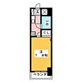 パークサイドハイツ4階5.2万円