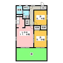D・DHOUSEB 2LDKの間取図画像