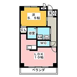 グレイス・ヒルズ葛ヶ谷 1LDKの間取図画像