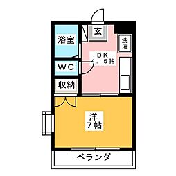 間取図画像 1DK