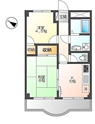 グレイス原宿 2Kの間取図画像