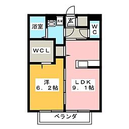 lucesereno 1LDKの間取図画像