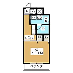 A&MLittlePaws 1Kの間取図画像