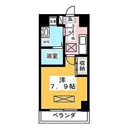スガノビル 1Kの間取図画像