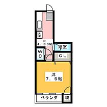 グローリーハイツ  ｜ 栃木県宇都宮市西一の沢町（賃貸アパート1K・1階・25.11㎡） その2