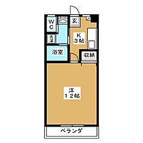 コーポ南木10  ｜ 栃木県宇都宮市御幸ケ原町（賃貸マンション1K・2階・32.81㎡） その2