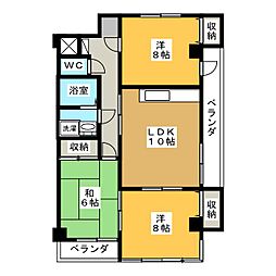 ドリームタウンTAKA 3LDKの間取図画像